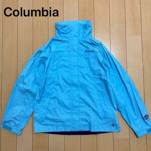 Columbia コロンビア　グラスバレーレインスーツ(ジャケットのみ)水色