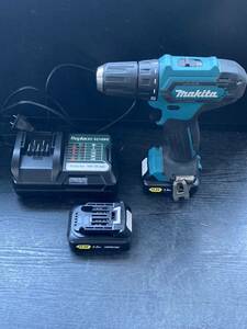 マキタ makita DF333D 充電式ドライバドリル 10.8v Waitley バッテリー　充電器　セット　ドリルドライバー　穴あけ　