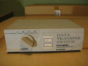 DATA TRANSFER SWITCH DTS4-MSRN エレコム ELECOM　ジャンク　MINI DIN 8PIN 切り替えスイッチ