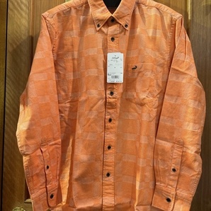 メンズLサイズ 超特価セール 綿100％ 紳士シャツ カジュアルシャツ シャツ 長袖シャツ 新品未使用品 送料無料 上着 羽織もの 老舗ブランドの画像1