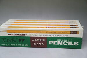 デッドストック トンボ 鉛筆 ゴム付 鉛筆 2558 HB 4ダース