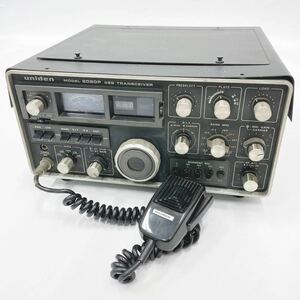 通電確認済み uniden ユニデン MODEL 2020P HF SSB トランシーバー マイク MK-030 02-1213〇