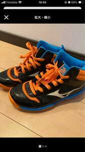 最終値下げ!!! ミズノ MIZUNO バスケットボール シューズ 24.5cm バッシュ