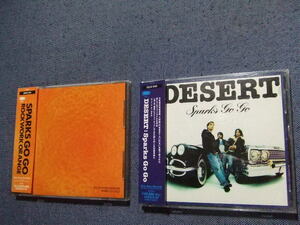 2CD★ スパークスゴーゴー　sparks go go★DESERT&ROCKWORK　ORANGE　　帯★8枚同梱送料100円　　　　す