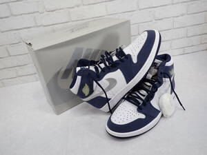 211【1円～】NIKE ナイキ Air Jordan1 High エアジョーダン ホワイト ネイビー 2020 DC1788-100 スニーカー 28.0cm