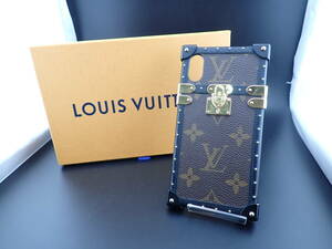 5【1円～】Louis Vuitton ルイヴィトン アイトランク スマホカバー M67893 B01179 iPhoneケース iPhone X/XS カバー