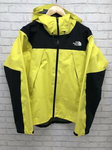 277◆中古品★The North Face ザ ノースフェイス クライムライトジャケット 黄色 イエロー メンズ Lサイズ NP11503