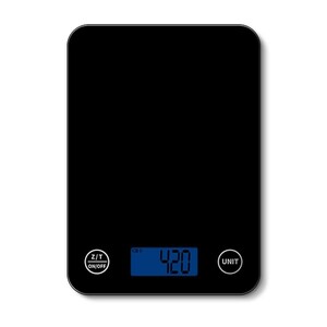  digital scale kitchen measuring compact black feeling of luxury 