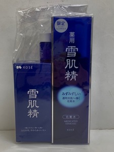 【未開封品】コットン・試供品付!! コーセー KOSE 薬用 雪肌精 化粧水 ディスペンサー付ボトル 限定スーパービッグサイズ 500ml 1本