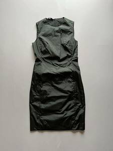 AW1999 PTADA ワンピース ノースリーブ プラダ　ジャケット　ドレス　ロング丈 