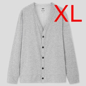 新品 ユニクロ エアリズムUVカットカーディガン グレー GRAY XLサイズ UNIQLO ポケット無し 341-422985