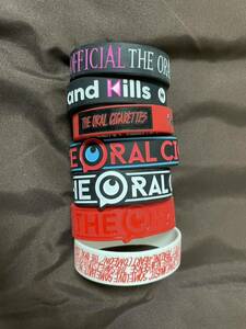 【送料無料】 THE ORAL CIGARETTES ラバーバンド 7種セット 目玉ロゴ ラババン UNOFFICIAL Kisses and Kills