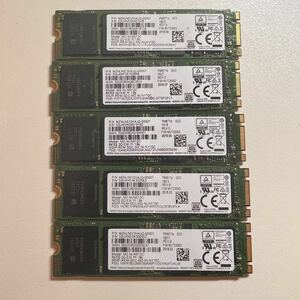 Samsung PM871b MZNLN512HAJQ-00007 M.2 SATA SSD 512GB 高速モデル 5枚セット 送料無料