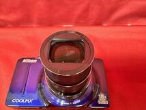 ※21870 デジカメ Nikon COOLPIX S9300 ジャンク 18ｘ full HD コンパクト カメラ _画像6