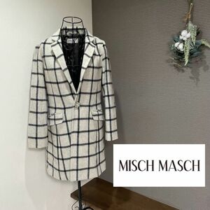 MISCH MASCH ミッシュマッシュ チェスターコート チェック ウール