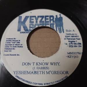 Yeshemabeth McGregor - Don't Know Why / Swade - If You're Not The One // Keyzer Soze II 7inch / Lovers / Freddie