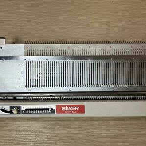 【ジャンク出品】SILVER REED SRP-50 シルバーリード 編み機 パイルリブニッター【編み機1044】の画像4