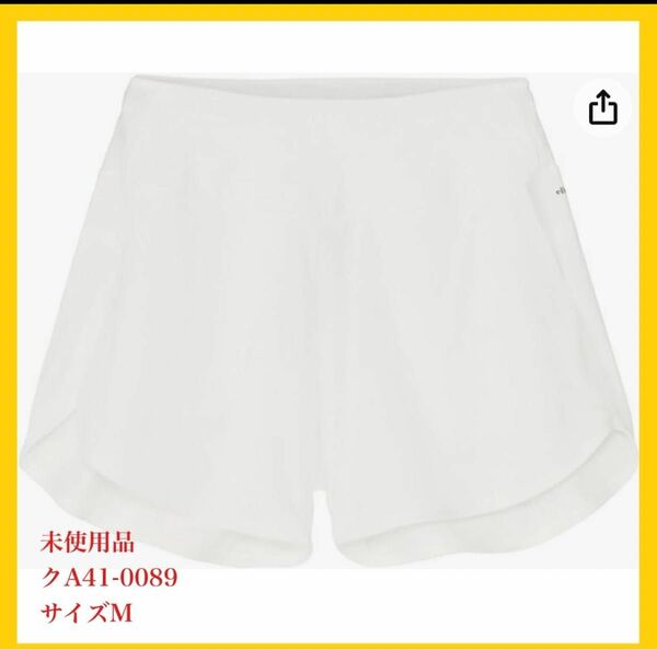 [エレッセ] テニスハーフパンツ Wale Stretch Shorts EW223320 レディース 72% ホワイト M