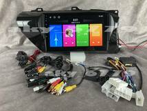 10インチ ハイラックス GUN125 専用パネル CarPlay アンドロイド ナビ ディスプレイオーディオ ナビ 高画質 新品 バックカメラ付_画像1