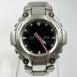 【1M19】1円スタート CASIO G-SHOCK MR-G / MRG-130 カシオ ジーショック 黒 文字盤 クオーツ QZ メンズ 腕時計