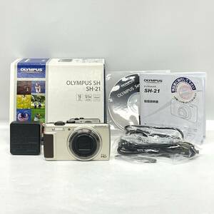 【1A24】OLYMPUS オリンパス SH-21 コンパクト デジタルカメラ デジカメ コンデジ 充電器付き 箱あり