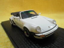 スパーク S3498 1/43 Porsche 911 Turbo 3.3 1989 Cabriolet White（ポルシェ 930 ターボ カブリオレ_画像1