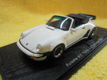 スパーク S3498 1/43 Porsche 911 Turbo 3.3 1989 Cabriolet White（ポルシェ 930 ターボ カブリオレ_画像2
