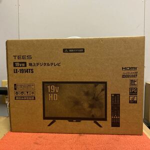 未使用 TEES 19V型 地上デジタルハイビジョン液晶テレビ LE-1914TS 2022年製