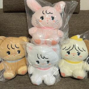 mikko characters BIGぬいぐるみ　ムース キャミー ラテ　スフレ　4点　コンプリートセット