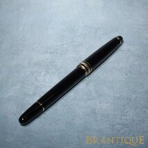 ◆ペン先14K◆ MONT BLANC モンブラン 万年筆 M Mサイズ クラシック 4810 585 15cm 保 箱 筆記具 ペン USED品 美品 「23055」_画像1