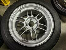 ENKEI エンケイ RPF1 15インチ 7J +41 PCD 100 4H DUNLOP DIREZZ ZⅢ 22年10週_画像5