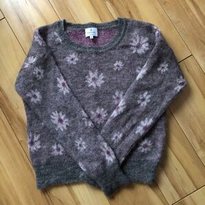 ランバンオンブルー ニット 花柄 デイジー