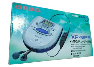 現状品　aiwa アイワ　XP-MP3 DSL CD　ウォークマン　シルバー　箱付き
