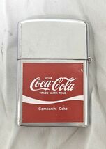 ●当時モノ●コカ・コーラ●Coca‐Cola●オイルライター●ジッポタイプ●ZIPPOタイプ ●1980年代？●_画像2