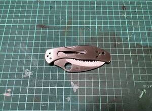 Spyderco ハーピー 波刃。スパイダルコ 登山 釣り キャンプ ブッシュクラフト クマ対策 護身用 狩猟 鹿狩 猪狩 熊狩