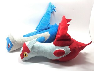 ラティアス・ラティオス　約32cm　ポケットモンスター　ぬいぐるみ　タグは切り取ました　自宅保管品多少のヨゴレがあります