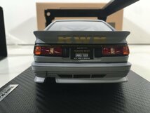 ignition model イグニッションモデル 1/18 RWB AE86 マットグレー IG2607 レジンモデル ユーズド_画像5