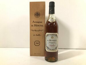 de MONTAL Armagnac 1968 デ・モンタル アルマニャック ブランデー アルコール分 40% 700ml 箱付き ヴィンテージ 酒 アルコール 未開栓