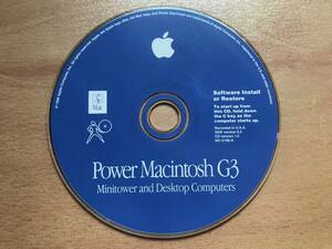 【送料：230円】CD-ROM［J691-2166-A］◆Power Macintosh G3［Minitower and Desktop Computers］◆１枚【中古】