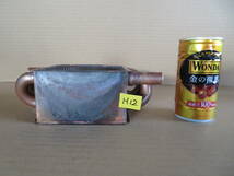熱交換器 H12　銅製熱交換器　熱交換　自作廃油ストーブなどに 06/01/17_画像3