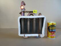 熱交換器 G1　銅製熱交換器　熱交換　自作廃油ストーブなどに 06/01/17_画像6