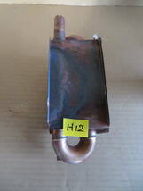 熱交換器 H12　銅製熱交換器　熱交換　自作廃油ストーブなどに 06/01/17_画像7
