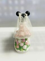 東京ディズニーリゾート　ミッキー ミニー　ケーキトッパー　結婚式 置物　 陶器　フィギュア　置き物_画像4