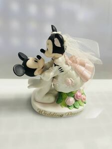 東京ディズニーリゾート　ミッキー ミニー　ケーキトッパー　結婚式 置物　 陶器　フィギュア　置き物