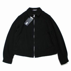 UNDERCOVER アンダーカバー 23AW 縮絨ウールブルゾン ジャケット 3 ブラック