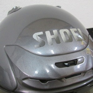 κ【送料無料】SHOEI J-FORCEⅡ Lsize ショーエイ Jフォース2 Lサイズ 59~60cm スモークシールド J-FORCE2 ジェットヘルメットの画像3