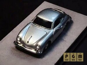 PGM　PGM-640501　Porsche 356 Silver ※フル開閉機能付き・1/64スケール