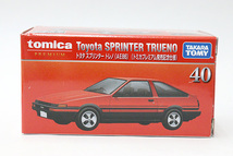 トミカプレミアム　40　トヨタスプリンタートレノ(AE86)（トミカプレミアム発売記念仕様）　※未開封_画像4