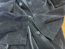 【Paul Smith LONDON/ポールスミス】Black Corduroy Chore Coat sizeL ブラック コーデュロイ オーバーサイズ ジャケット カバーオール_画像9