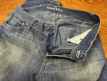 MADE IN ITALY【LOWELL/ロウェル】Straight Fit Denim Pants Jeans size34 ストレートフィット デニムパンツ ジーンズ 伊製 トラウザー_画像6